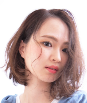 カット後のヘアスタイル写真